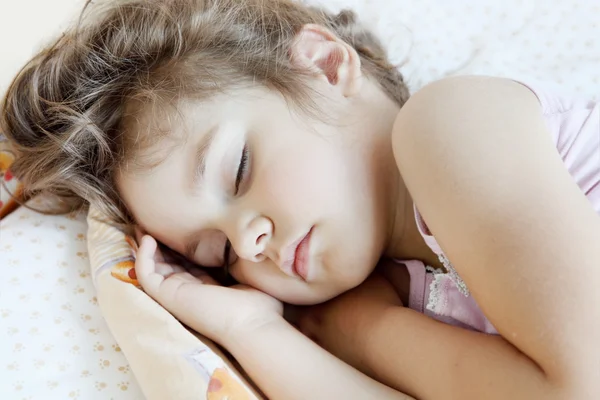 Little Girl Sleeping Portrait — Stock Photo, Image