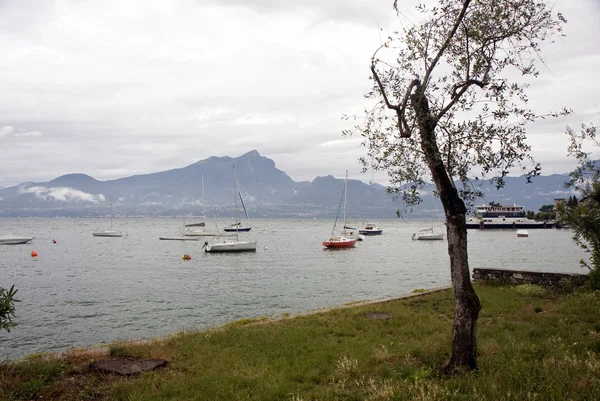 stock image Harbor on a lake