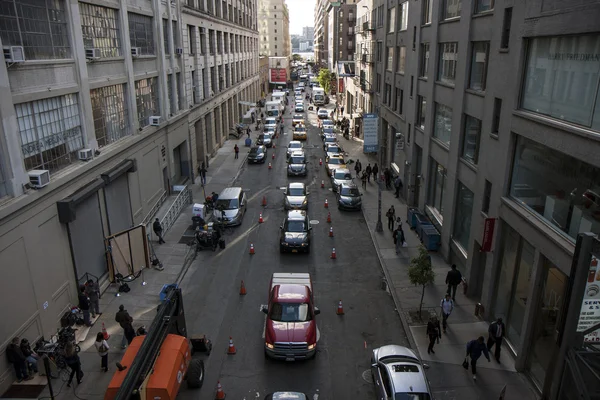 New York'ta işlek cadde — Stok fotoğraf