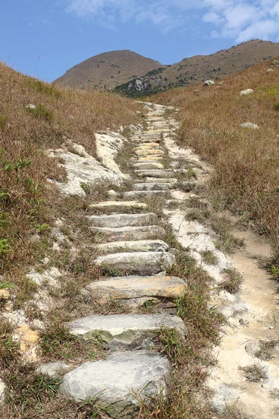 Camino de piedra en las montañas —  Fotos de Stock
