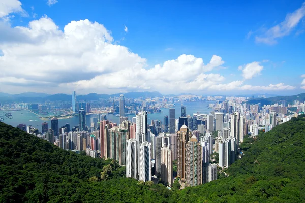Hongkong od Wiktorii — Zdjęcie stockowe