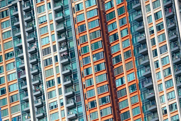 Edificio de viviendas públicas en Hong Kong —  Fotos de Stock