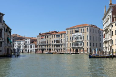 Cityscape Venedik, büyük kanal üzerinden