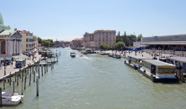 Cityscape Venedik, büyük kanal üzerinden