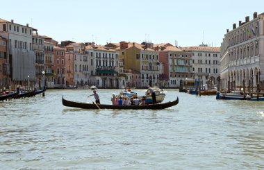 Cityscape Venedik, büyük kanal üzerinden