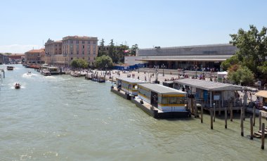 Cityscape Venedik, büyük kanal üzerinden