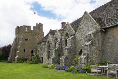 South Tower and Hall at Stokesay Castle clipart