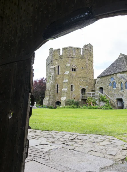 Torre Sul no Castelo de Stokesay — Fotografia de Stock