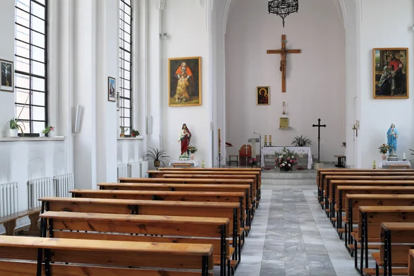 Interior of the Catholic Church — Stock Photo, Image