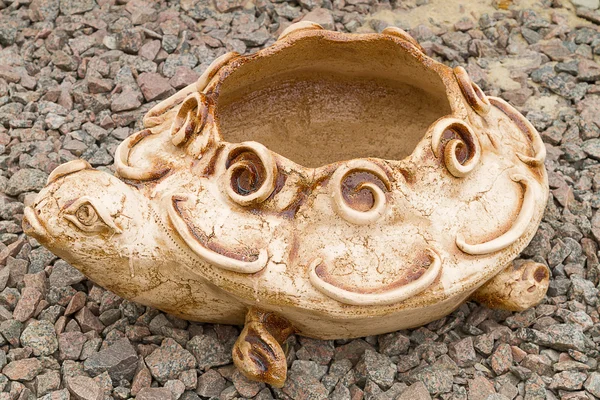 Vaso em forma de tartaruga — Fotografia de Stock