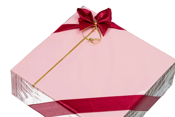 Gift packaging on white — Stock Photo, Image