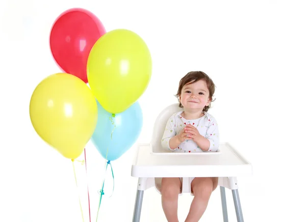Balonlu bebek — Stok fotoğraf