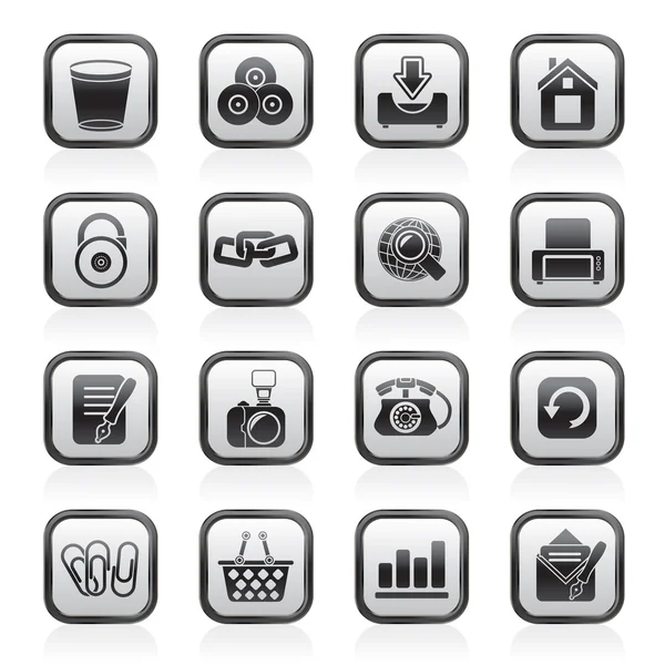 Website and internet icons — Stock Vector