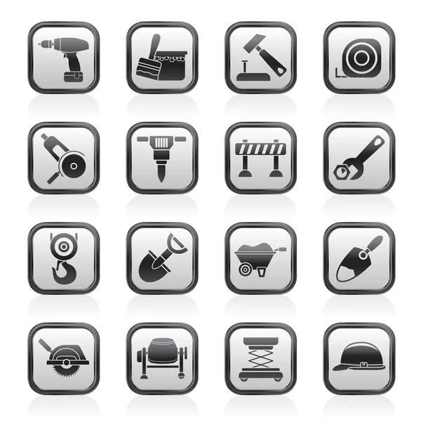 Building and construction icons — Stock Vector