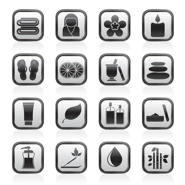 Spa objects icons — Stock Vector