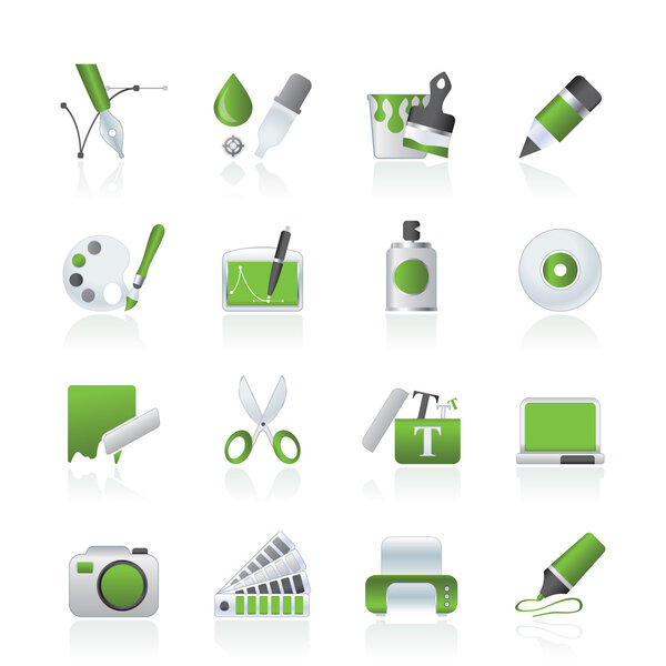 Графические иконки и иконки веб-дизайна
