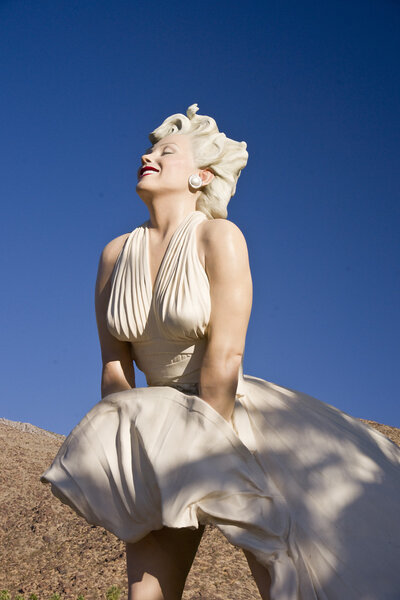 Forever Marilyn Monroe Stock Picture