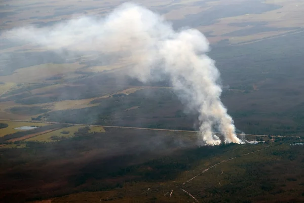 Vuur vanuit de lucht — Stockfoto