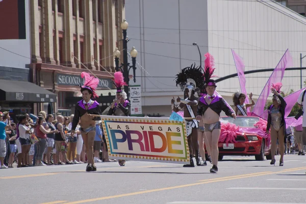 Salt lake city, utah - 3. června: pride parade účastníky z ou — Stock fotografie