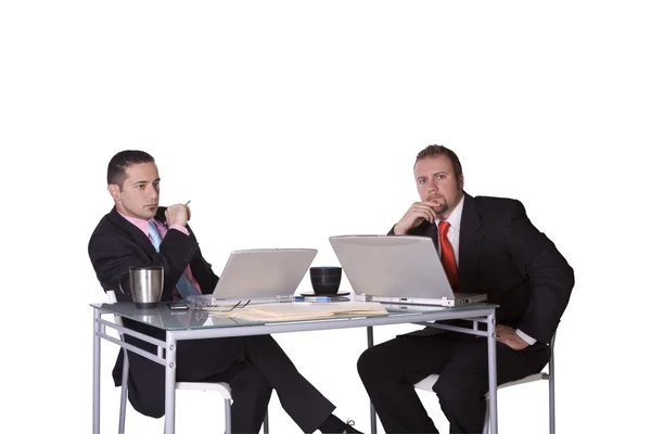 Uomini d'affari che lavorano insieme — Foto Stock