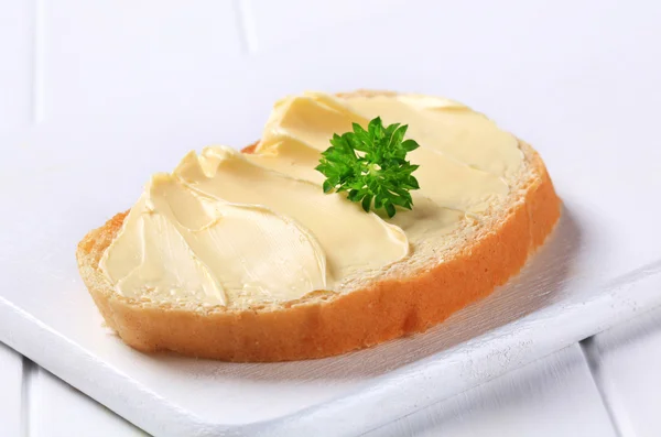 Brød og smør – stockfoto