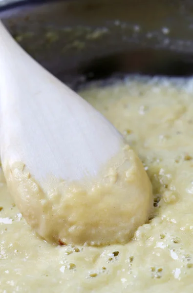 Preparación de bechamel —  Fotos de Stock