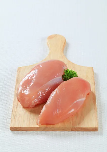 新鲜鸡胸肉鱼片 — 图库照片