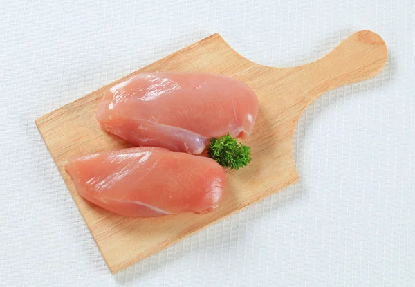 新鲜鸡胸肉鱼片 — 图库照片