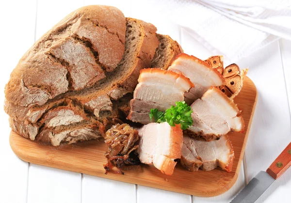 Roast pork belly — Stock Photo, Image