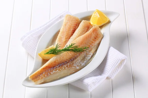 Filetes de peixe branco — Fotografia de Stock