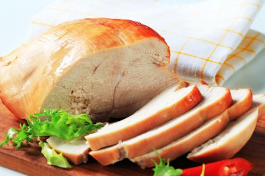 Roast turkey breast clipart