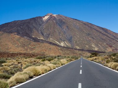 teide Dağı yol