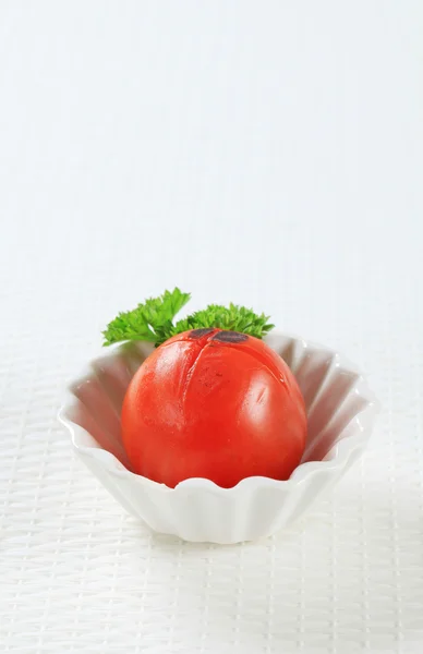 Жареный помидор — стоковое фото