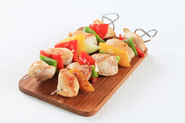 stock image Chicken skewers