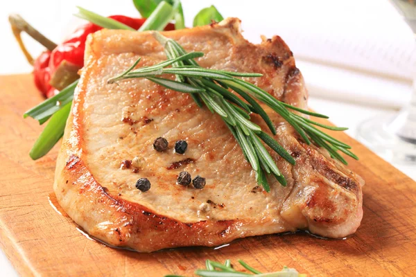 Rosemary pork chop — Stock Photo, Image