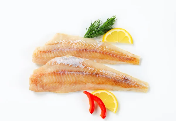 Fresh fish fillets — Stock Photo, Image