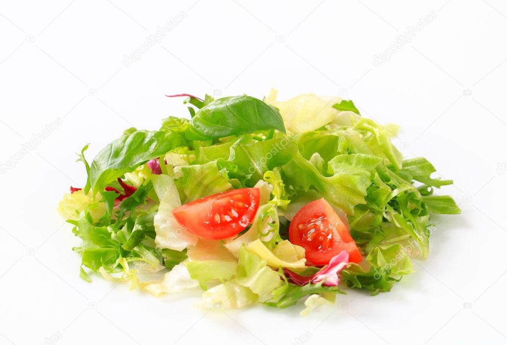 Fresh green salad
