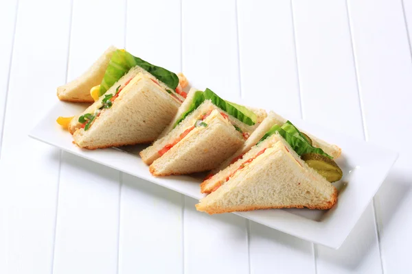 Vegetable Sandwiches — Stock Photo, Image