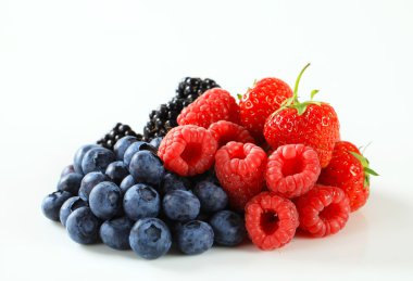 Mixed berries clipart