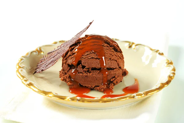 Čokoládová zmrzlina — Stock fotografie