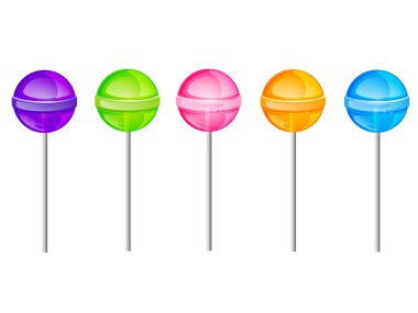 Vector lollipops clipart