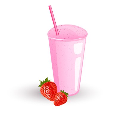 Milk shake clipart