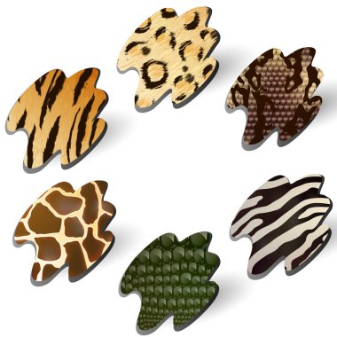 Vector Animal Skins clipart