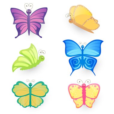 Vector Butterfly Collection clipart