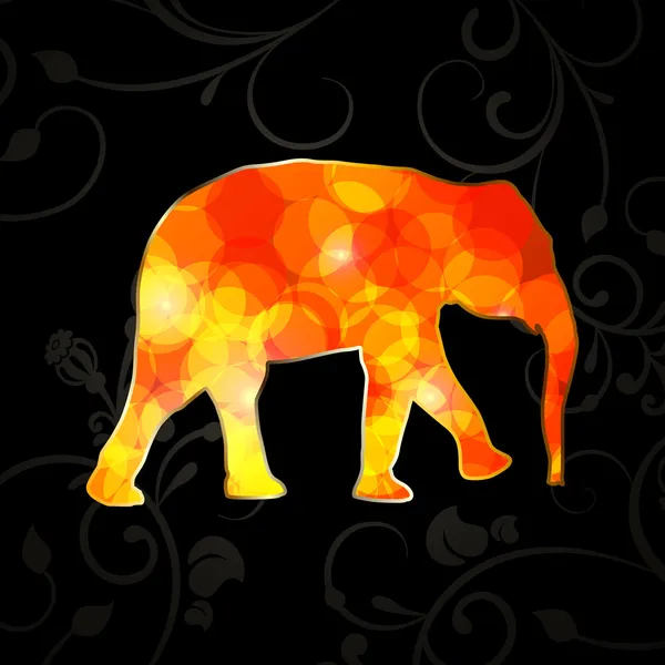 Abstract Elephant — Wektor stockowy