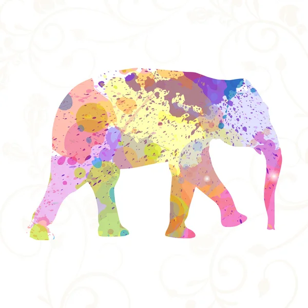 Abstract vector olifant — Stockvector