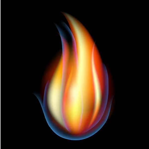 Fuego vectorial — Archivo Imágenes Vectoriales