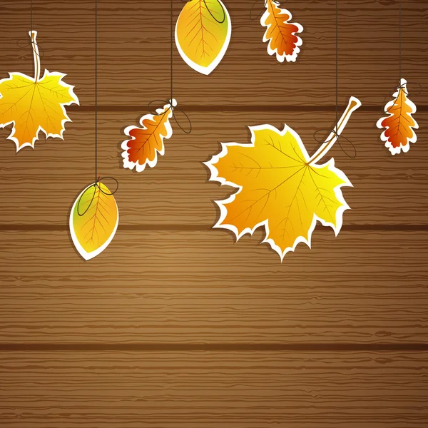Vector Autumnal Background — Stock Vector