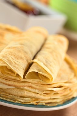 Fresh Homemade Crepes clipart