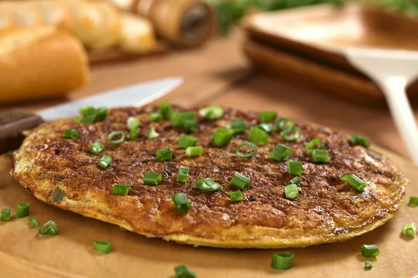 Tortilla espanhola Omelette — Fotografia de Stock